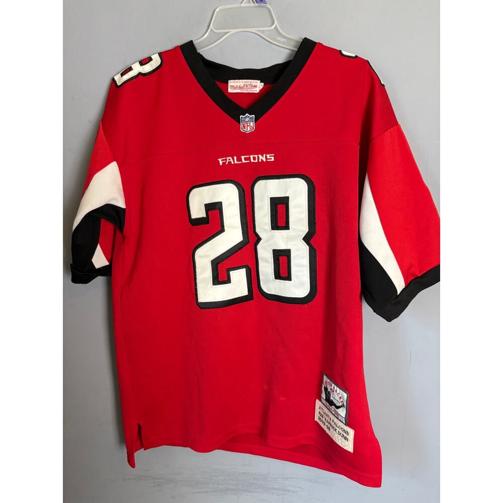 Mitchell & Ness Warrick Dunn #28 Atlanta Falcons Authentic Jersey Size 52 USA